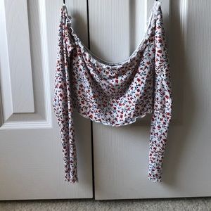 Floral crop top